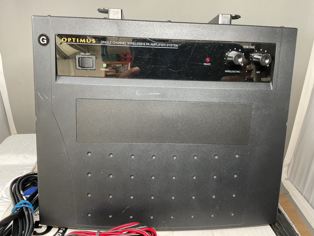 OPTIMUS WIRELESS FM PA SYSTEM. Works great original box.