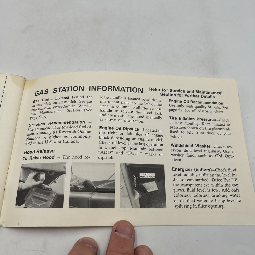 1973 Monte Carlo Owners Manual Original