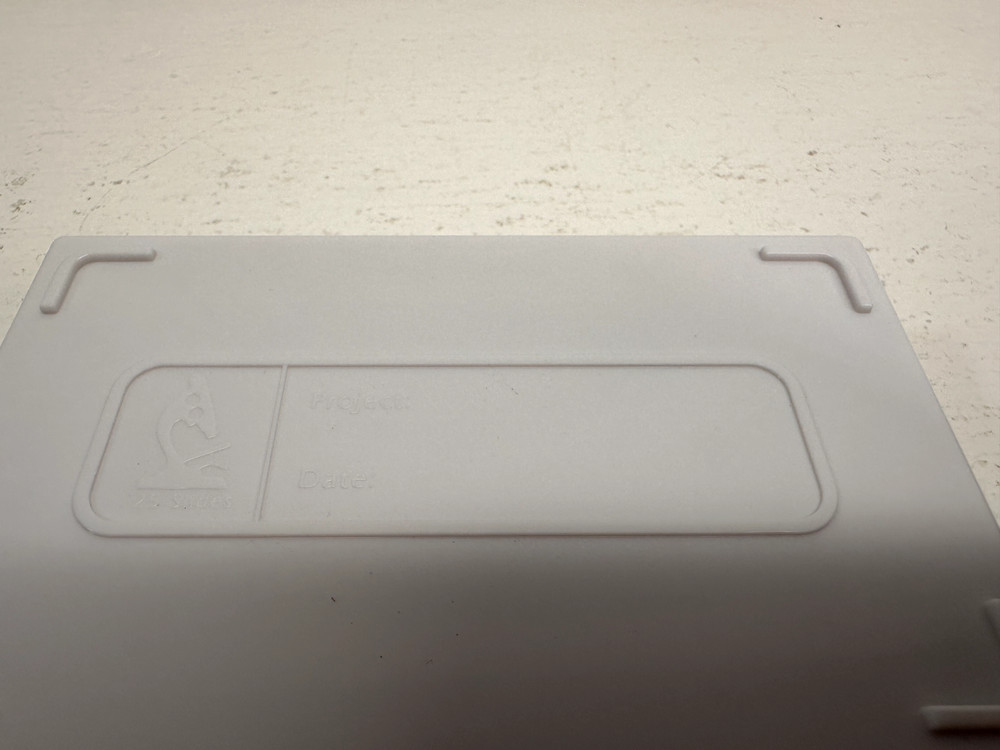 Microscope Laboratory Slide Sorter- White Plastic 24 Pack NEW