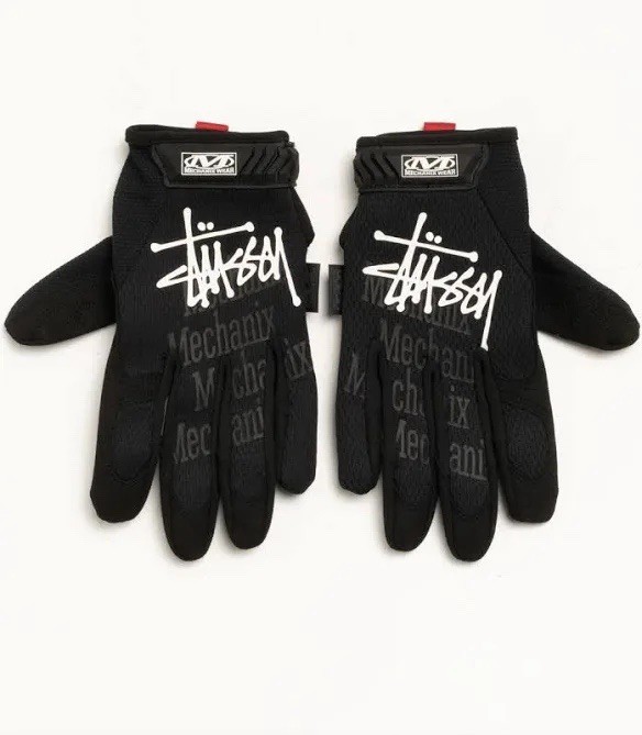Stussy Mechanix Work Gloves - Size Small - Black - NEW