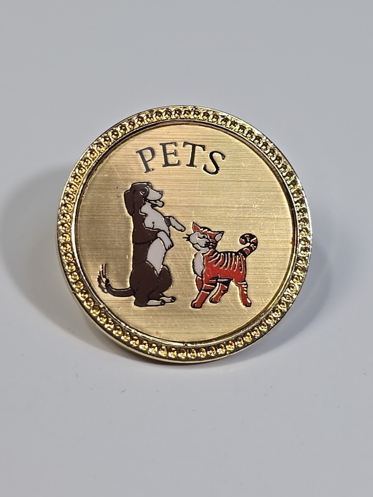 Pets Lapel Pin Dog & Cat