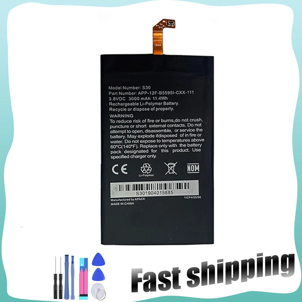 Internal Replacement Battery For CAT S30 Internal S30 3000mAh High Quality New