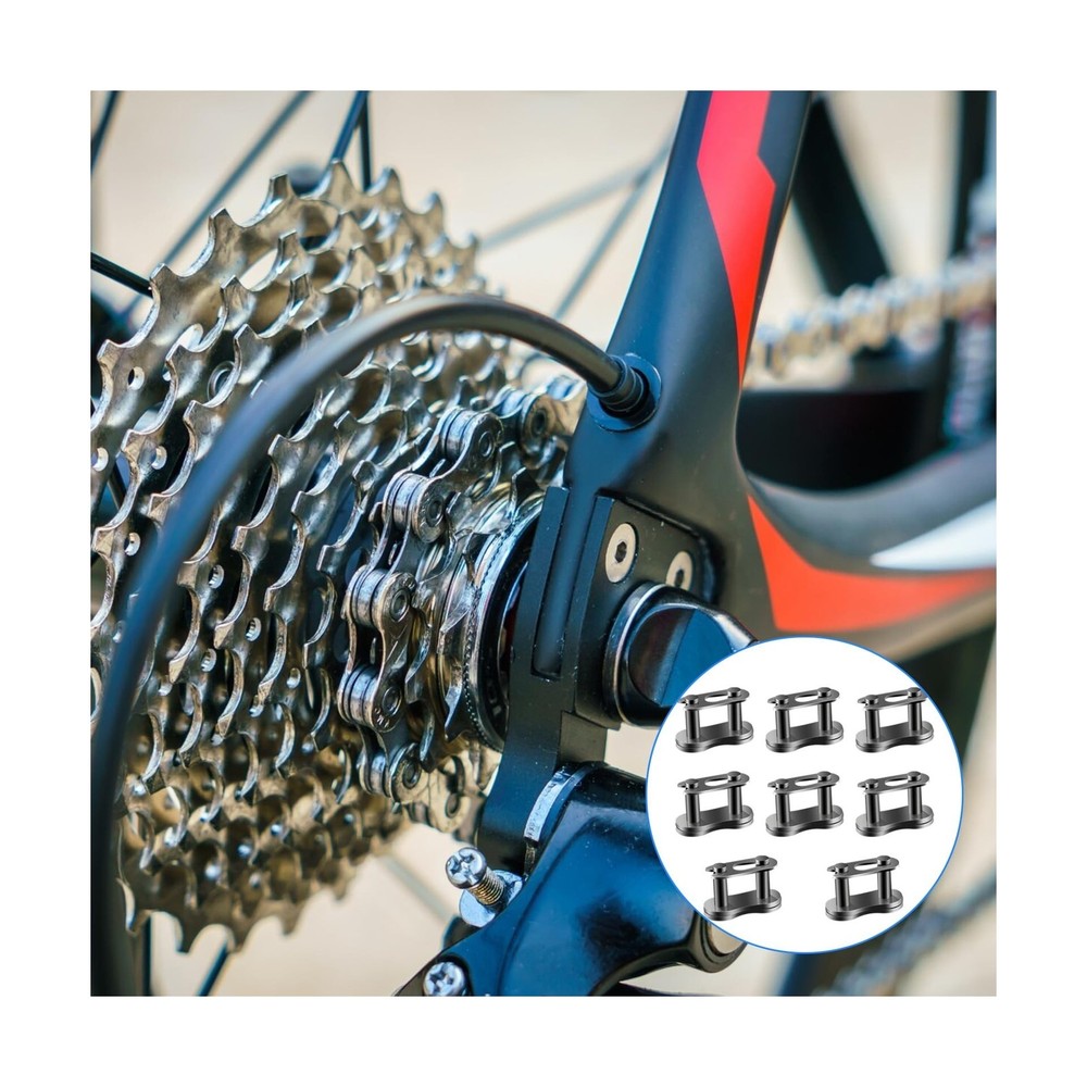 8 Pcs 420 Chain Master Links, Motorcycle Chain Connector, Master Link Replace...