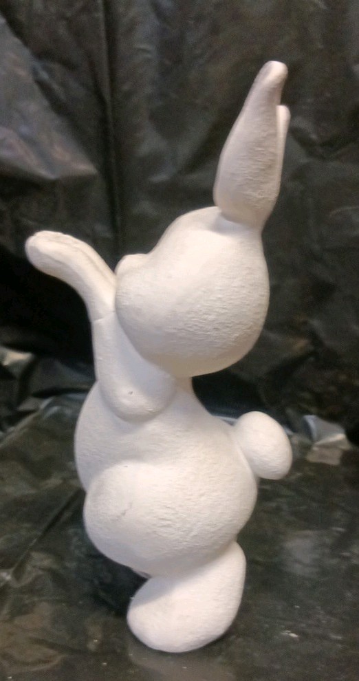 Ceramic Biscuit Bunny Rabbit Figurine Ready To Paint