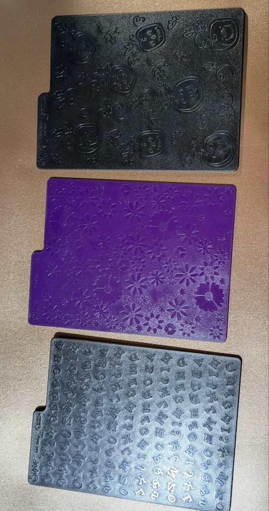 Sizzix Texturz Texture Plates Embossing Patterns, 7 plates, 14 textures