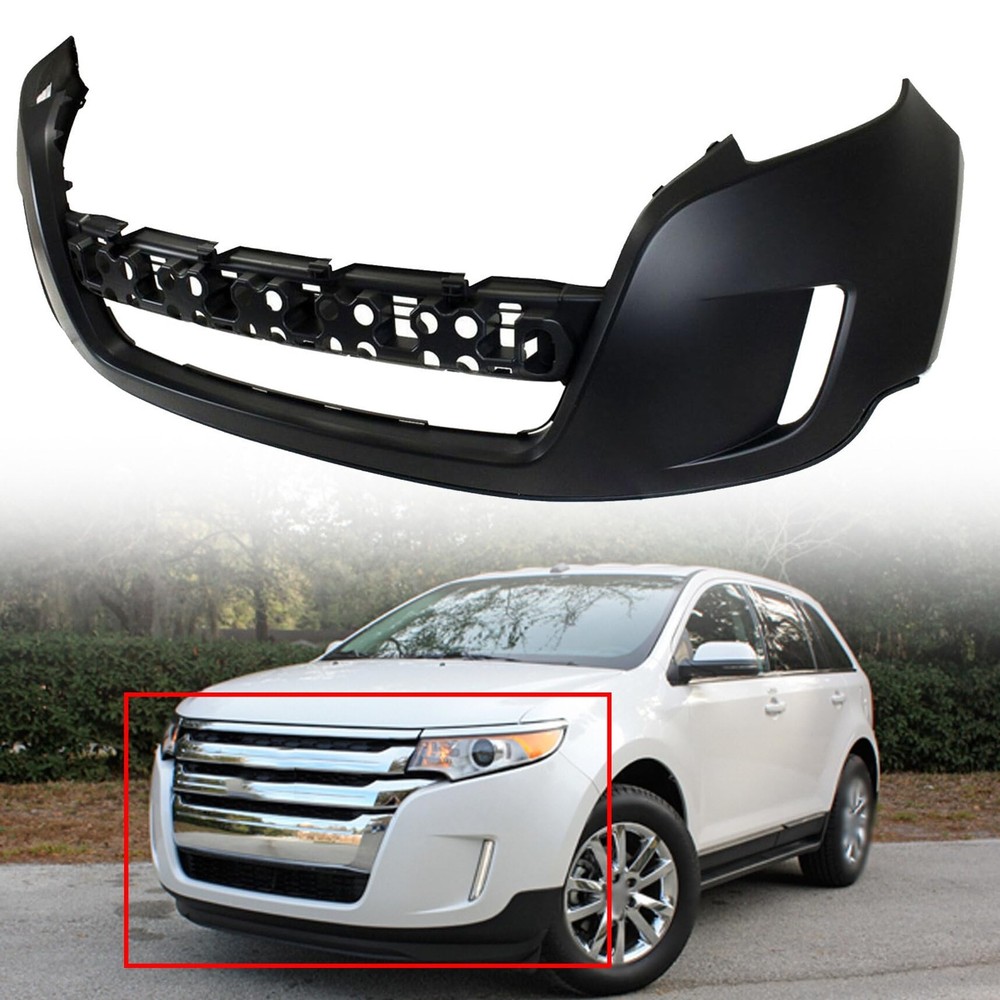 Front Bumper Cover Primered Plastic Replacement for 2011-2014 Edge