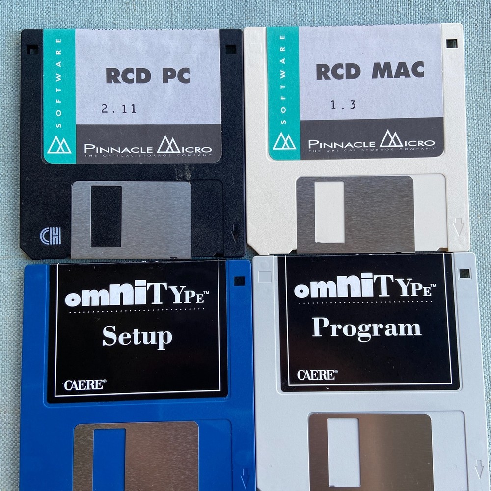 Computer Software Drivers CD Rom Pinnacle Micro RCD PC Anubis Caere Omnitype Aba