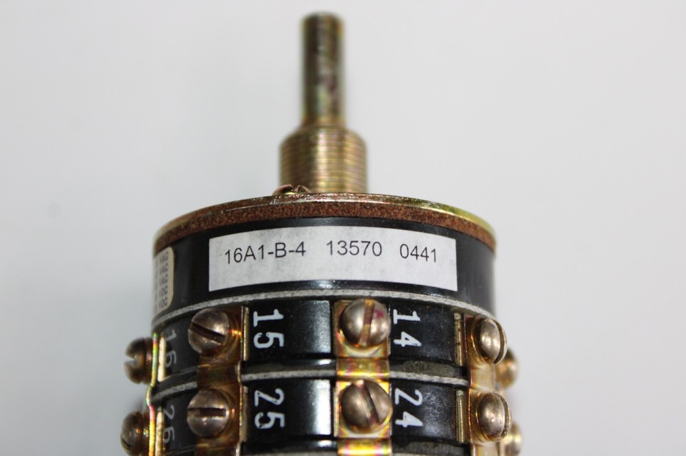 Shallco Rotary Selector Switch 16A1-B-4