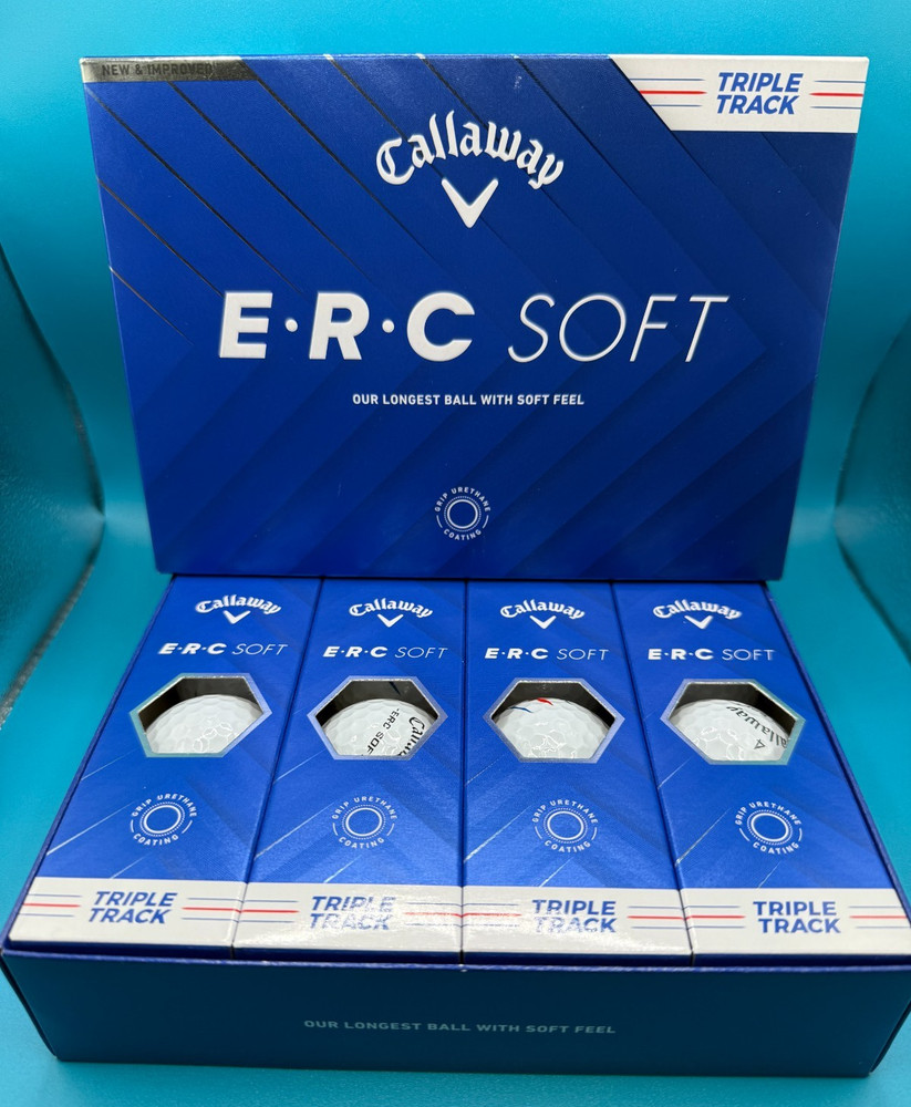 Callaway ERC Soft Triple Track Golf Balls - White