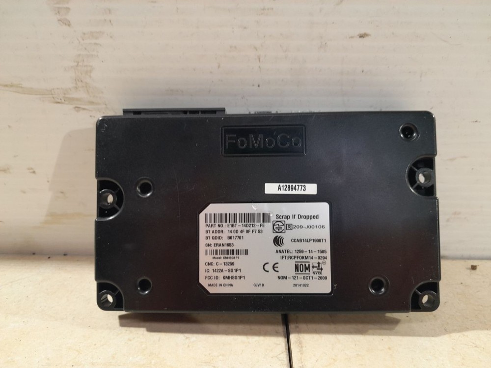 2015 FORD FOCUS III BLUETOOTH CONTROL MODULE e1bt14d212fe