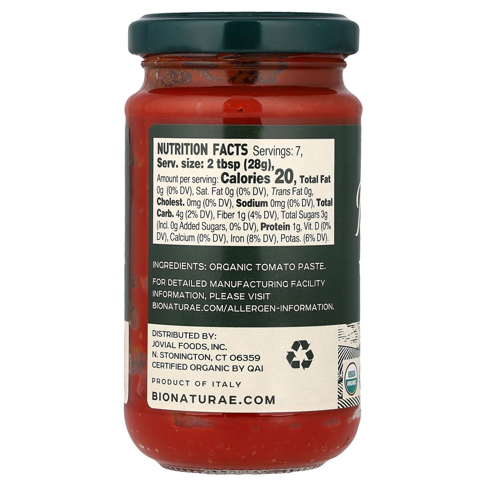 Organic Tomato Paste, 7 oz (200 g)