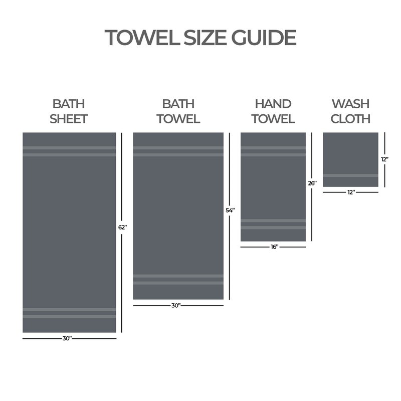 Soft Quick Dry Bath Sheet 87 Cotton 13 Polyester Anti-Microbial Durable New