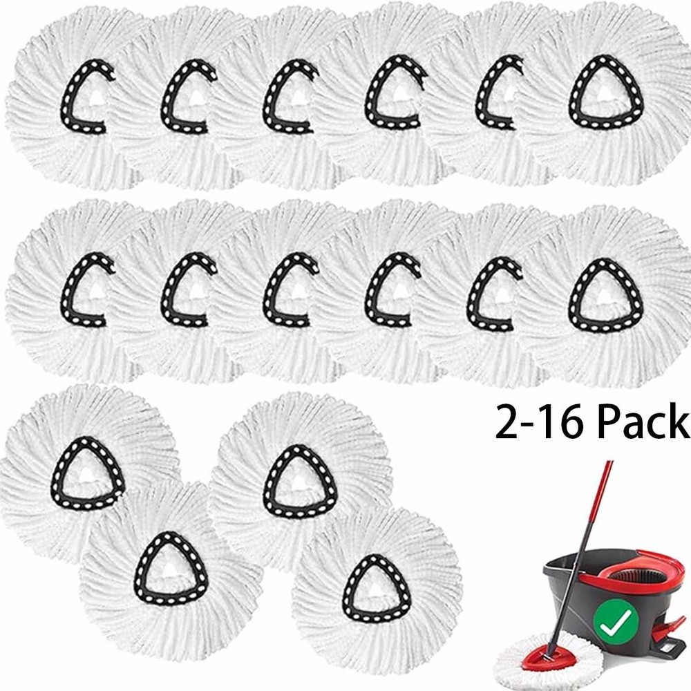 Replacement Microfiber Mop Head Easy Clean Wring Refill For O-Cedar Spin Mop US