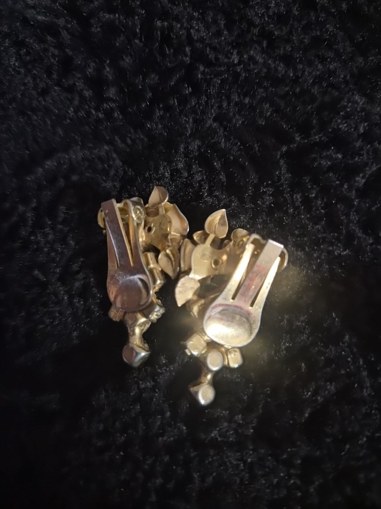 Earrings Roses Vintage