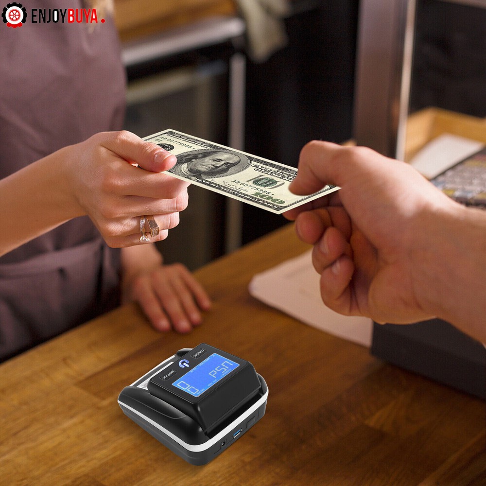 Automatic Bill Counter and Counterfeit Detector with UV, MG, IR Technology