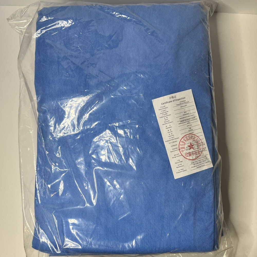 AAMI Level 2 Isolation Gown Size Large - TWPC202007
