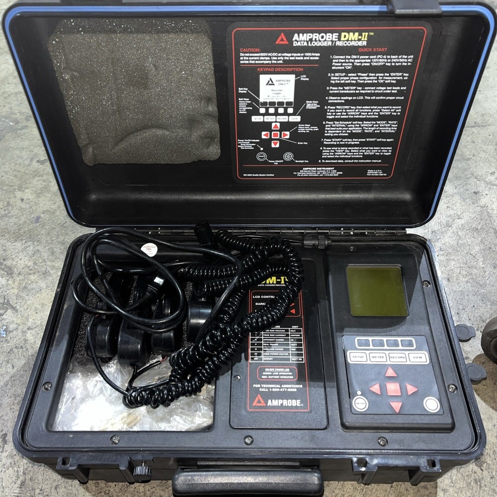 AMPROBE DM-II PRO DATA LOGGER RECORDER AMMETER