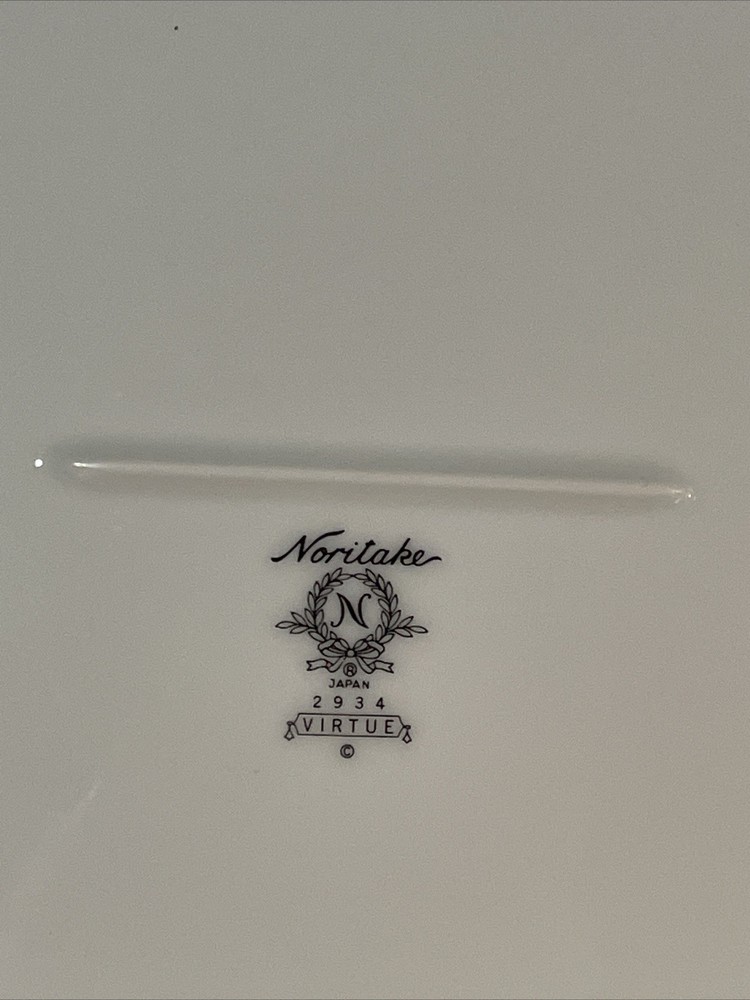 Noritake 2934 Virtue Oval Serving Platter & Vegetable Bowl Set EXCELLENT