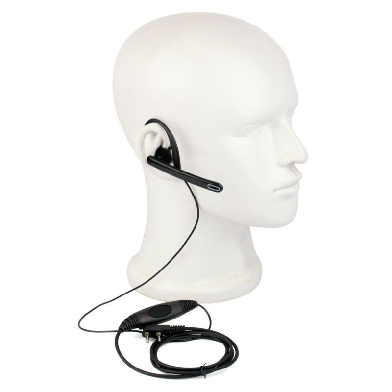 Practical Mic Headset For KPG KPG27D KPG29D 2-Pin Bar Communication