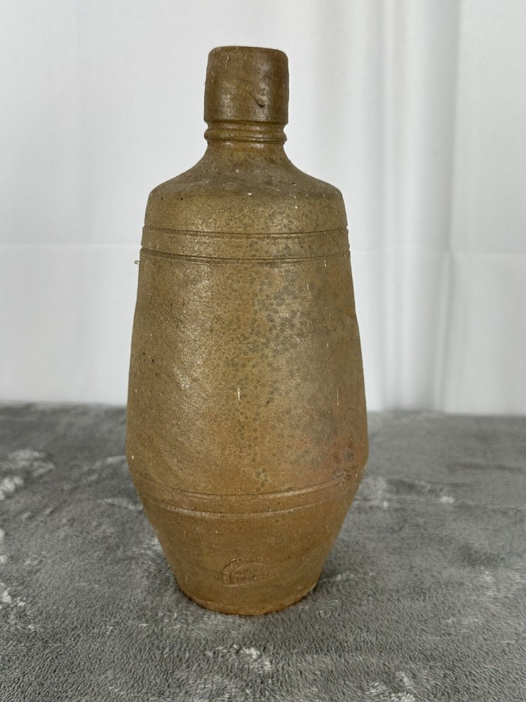 Vintage Stoneware Bottle Empty Bottle Vintage Heavy