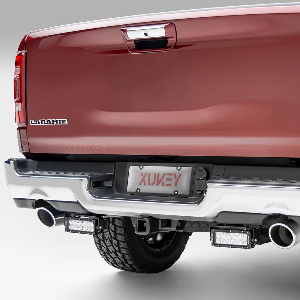 2X Unbreakable License Plate Covers +Frames Auto Tag Shield Protector Front+Rear