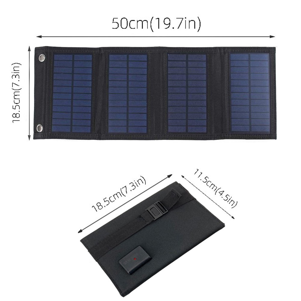 30W FOLDABLE SOLAR PANEL HOME GENERATOR CARAVAN BATTERY CHARGING CAMPING POWER