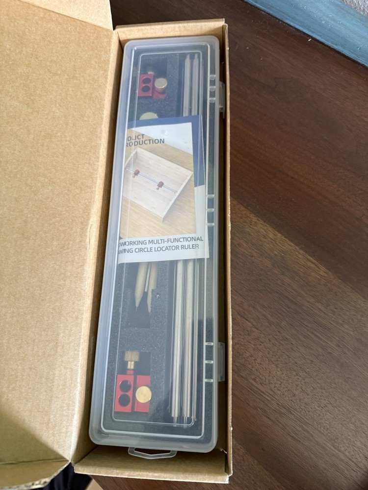 Wood Working Drawing Circle Locator Ruler