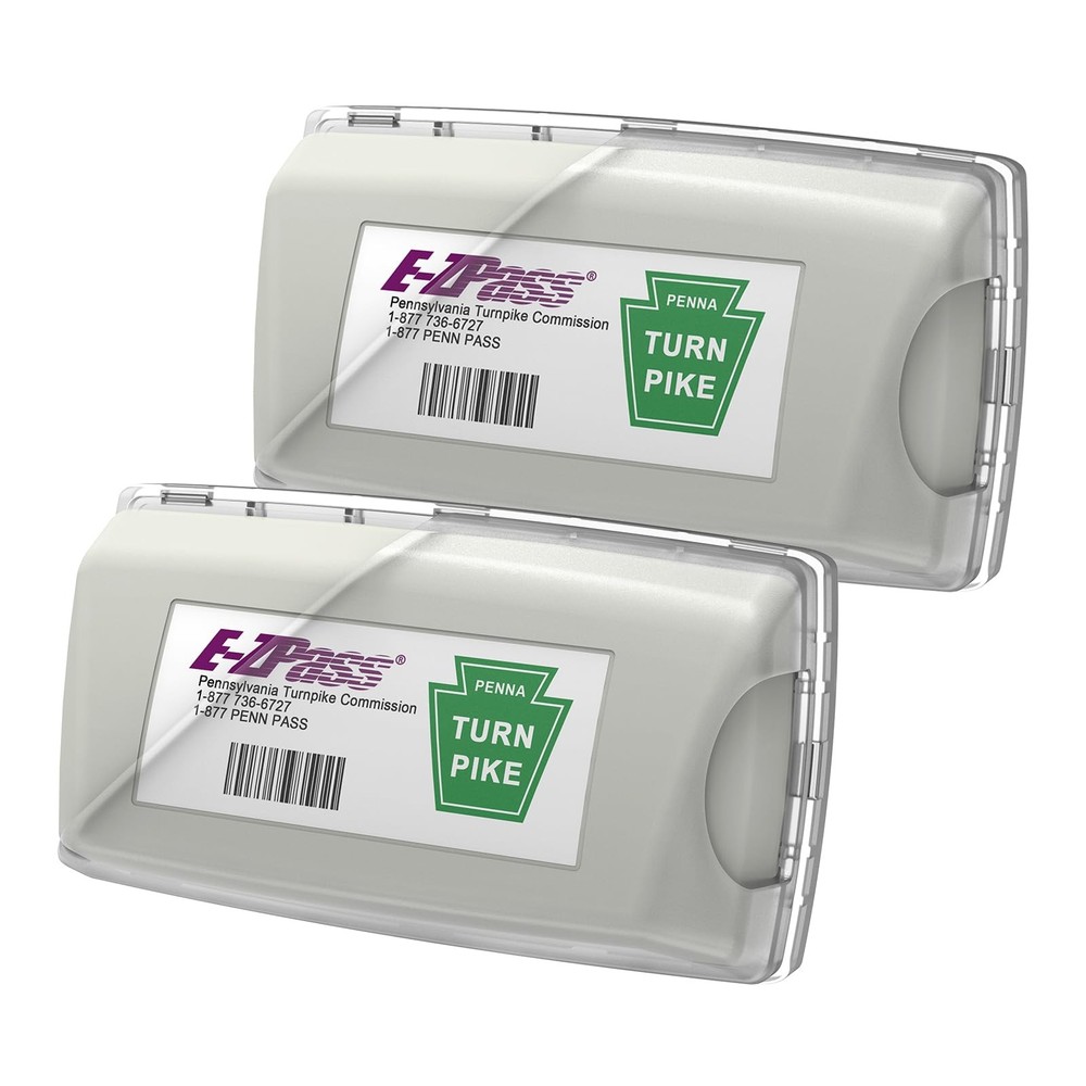 2 Pack EZ Pass Holder with Super Strong Suction Cups for Windshield. Ezpass H...