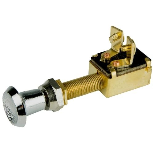 1001302 SPST Push-Pull Switch, 2 Position - Off/On