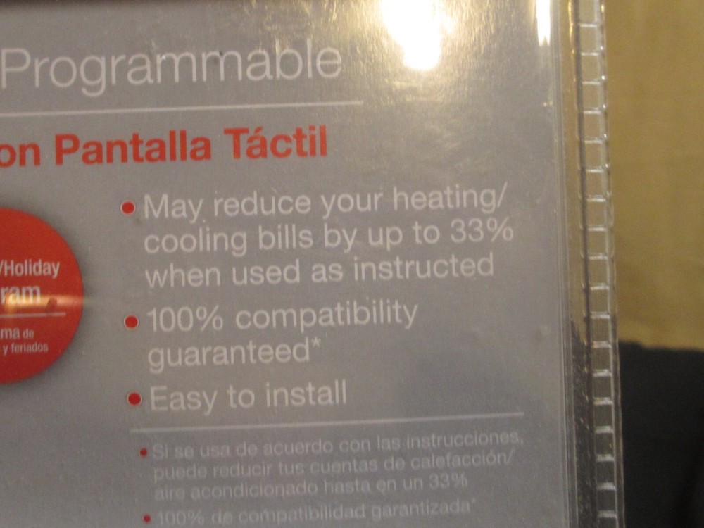 T30 Radio Thermostat Touchscreen Programable New Sealed