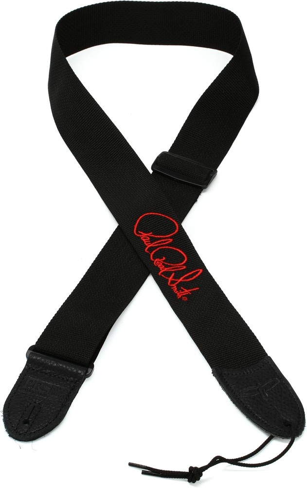PRS Poly Strap Signature - Black/Red