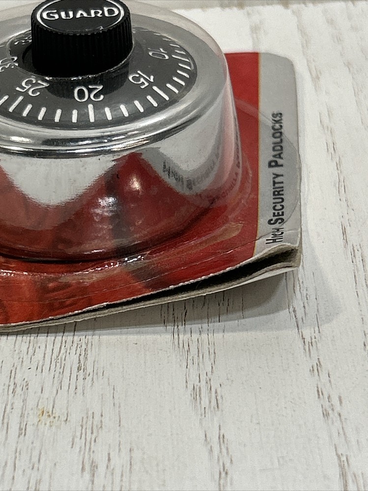 Guard Security 1500 Dial Combination Padlock 2 inch Security Lock New •