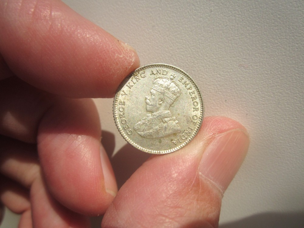 NICE GRADE 1927 STRAITS SETTLEMENTS 10 CENTS SILVER