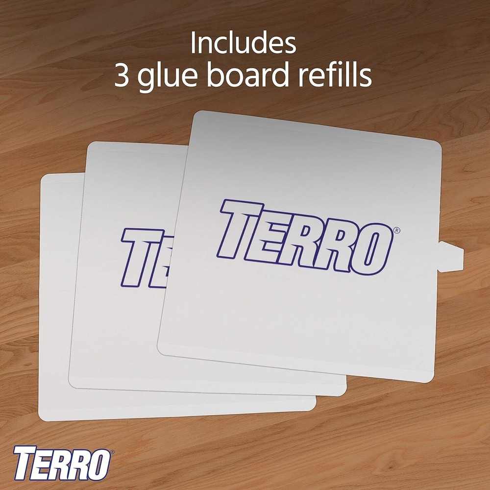 Convenient 3-Pack White Flea Trap Glue Boards - Effective Pest Control Solutions