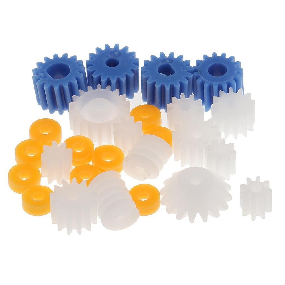 26pcs Worm Gear Colorful Mixed DIY Accessory RC Model