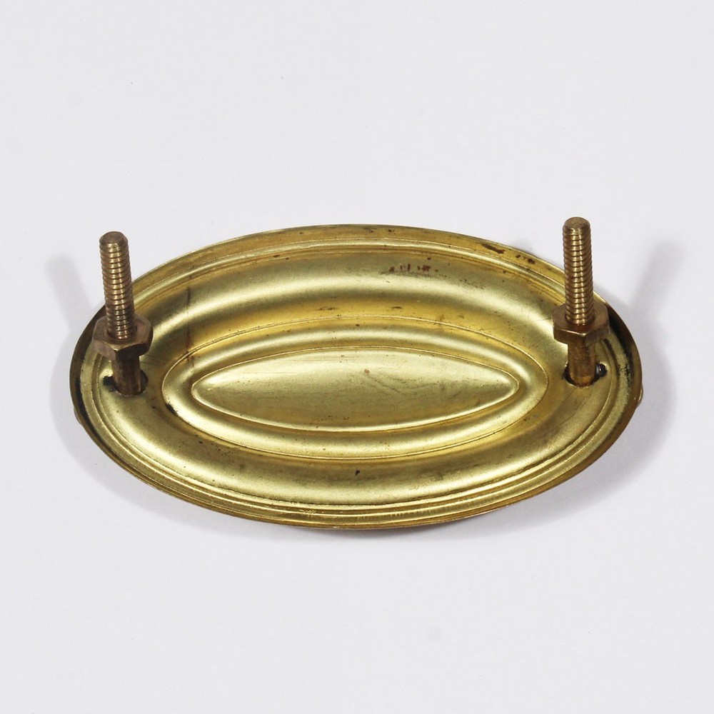 Matching Antique Brass Oval Drawer Pulls, 8 Pulls Available, NBP149