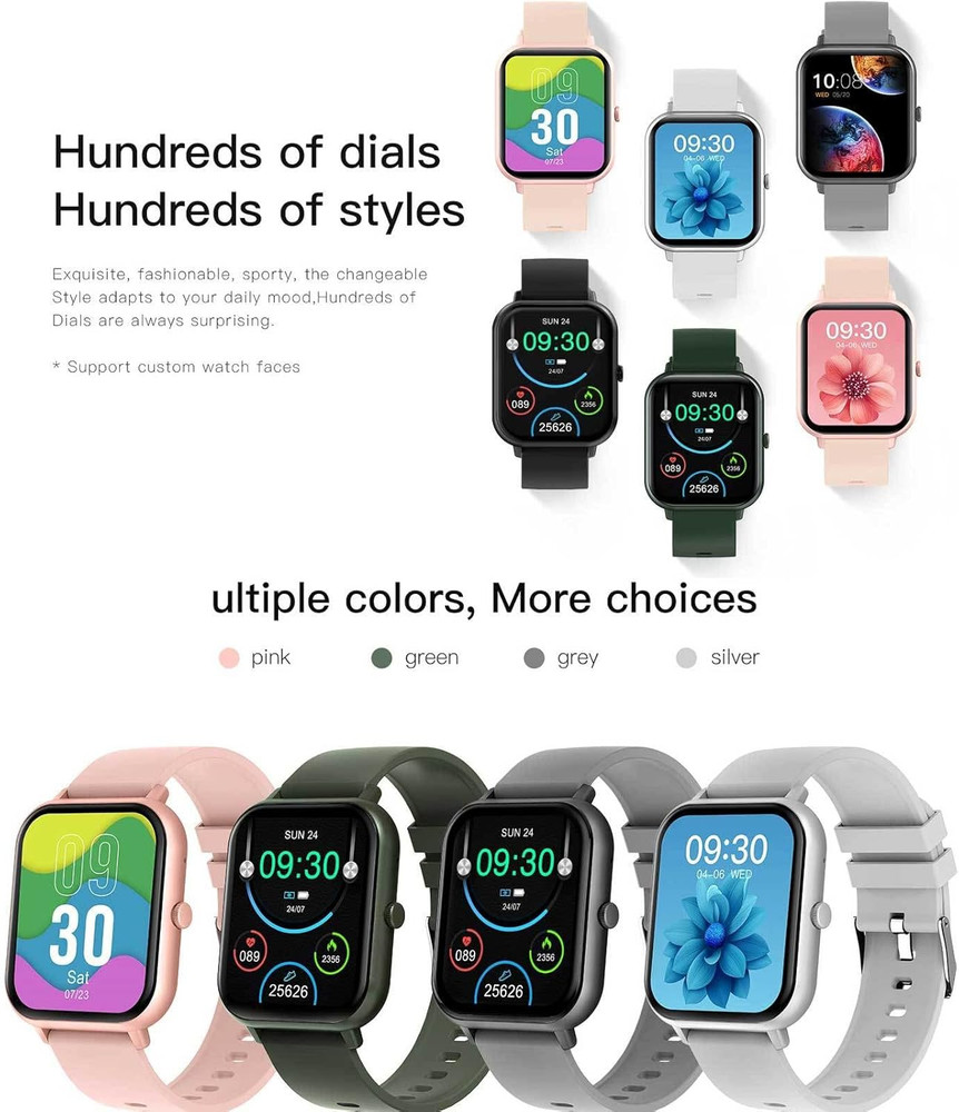 1.83" Smart Watch Answer/Make Calls, Full Touch Screen Bluetooth Smartwatch with