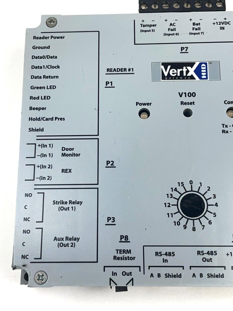 VertX V100 70100 AEP0N Two Dual Door/Reader Interface Module