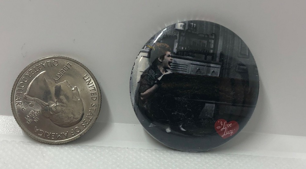 I Love Lucy Button Pin