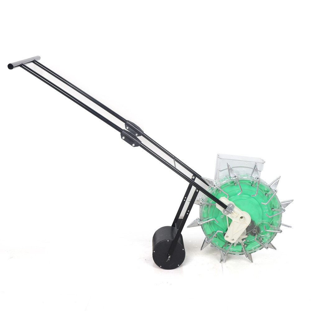 Manual Roller Corn Pea Peanut Seeder Seed Fertilizer Vegetable Planter