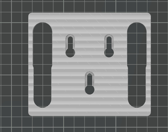 ring security keypad gen-1 mount plate - 3D Printed