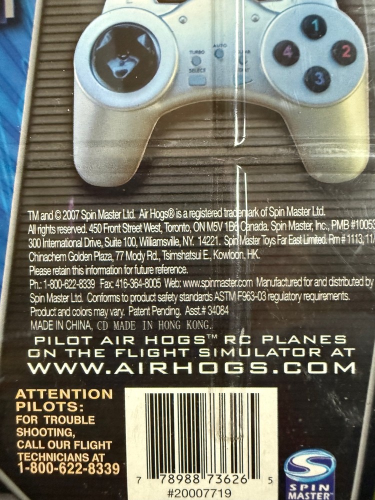 2007 Spin Master Air Hogs Flight Deck Simulator Game Target Exclusive