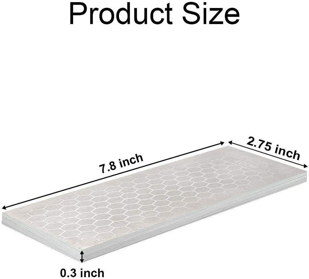 8 INCH Knife Sharpener Double-Sided Diamond Sharpening Stone Whetstone 400/1000