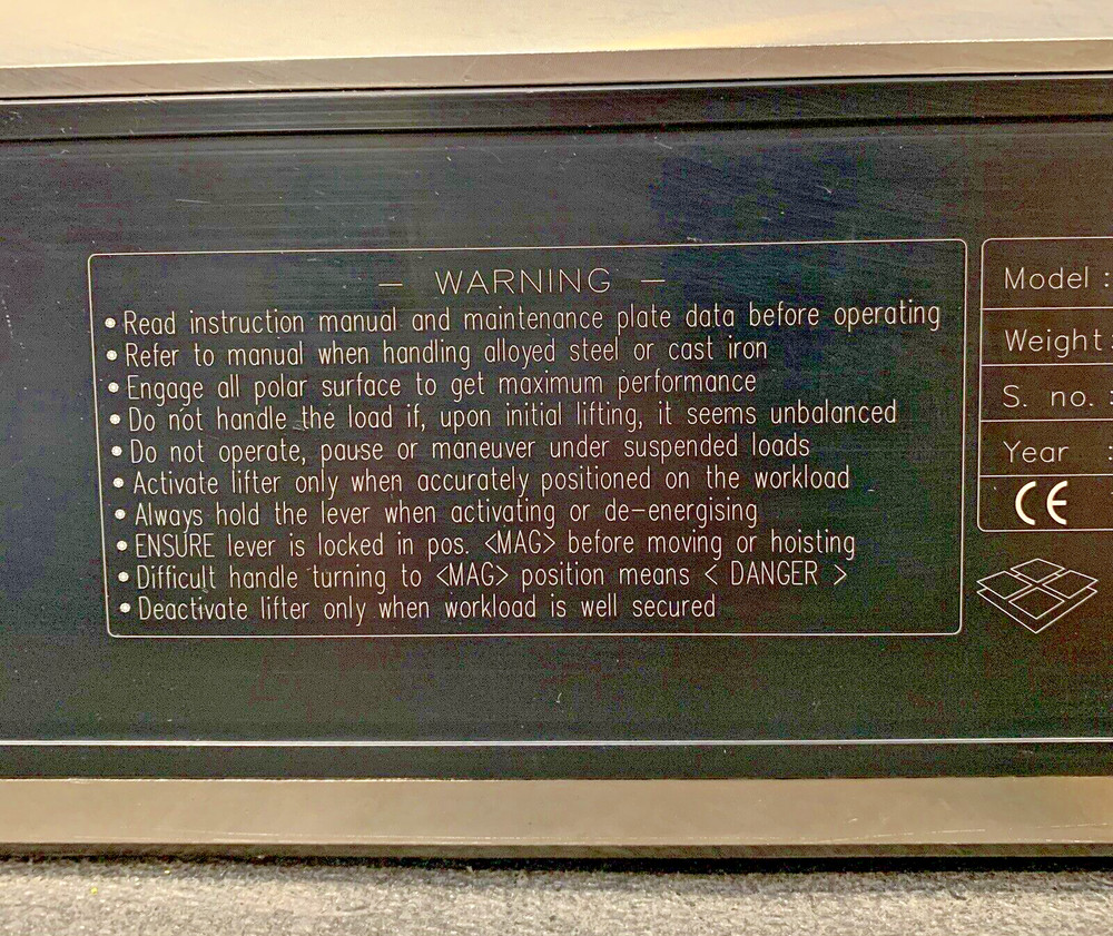 Tecnomagnete MaxX 2000 Magnetic Load Gripper MaxX2000