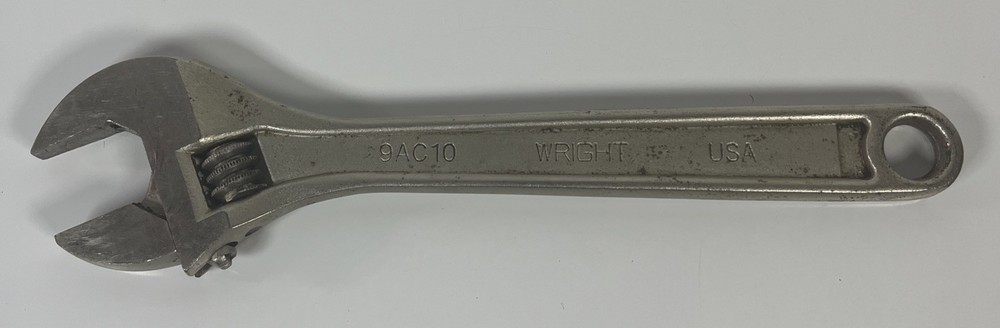Wright 9AC10 Adjustable Wrench 10"