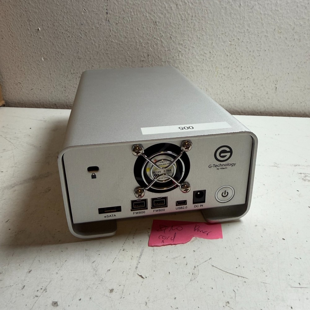 G-Technology G-RAID 0G00273 Silver USB 2.0 4TB External Hard Drive Array