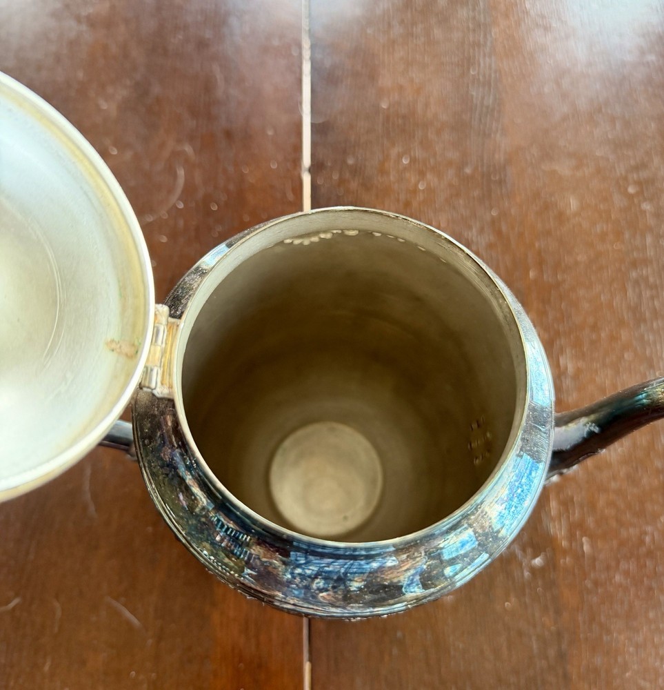 Vintage Four Piece Coffee Set - Silver Plated Over Copper
