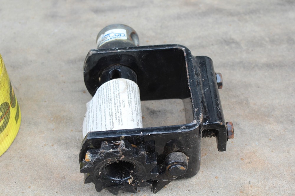 Ancra # 43564-14-RC Silver Cap 4" Standard Portable Ratcheting Winch & Strap