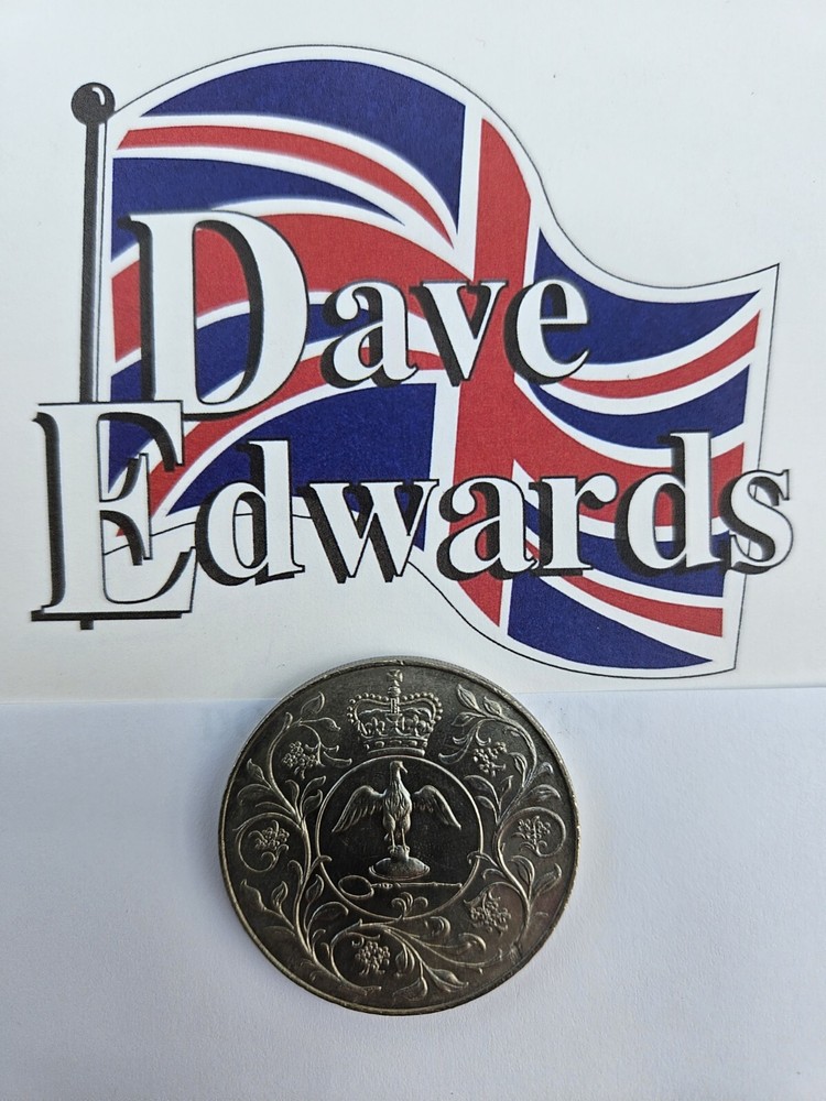 Pre Decimal 1977 British Crown Coin