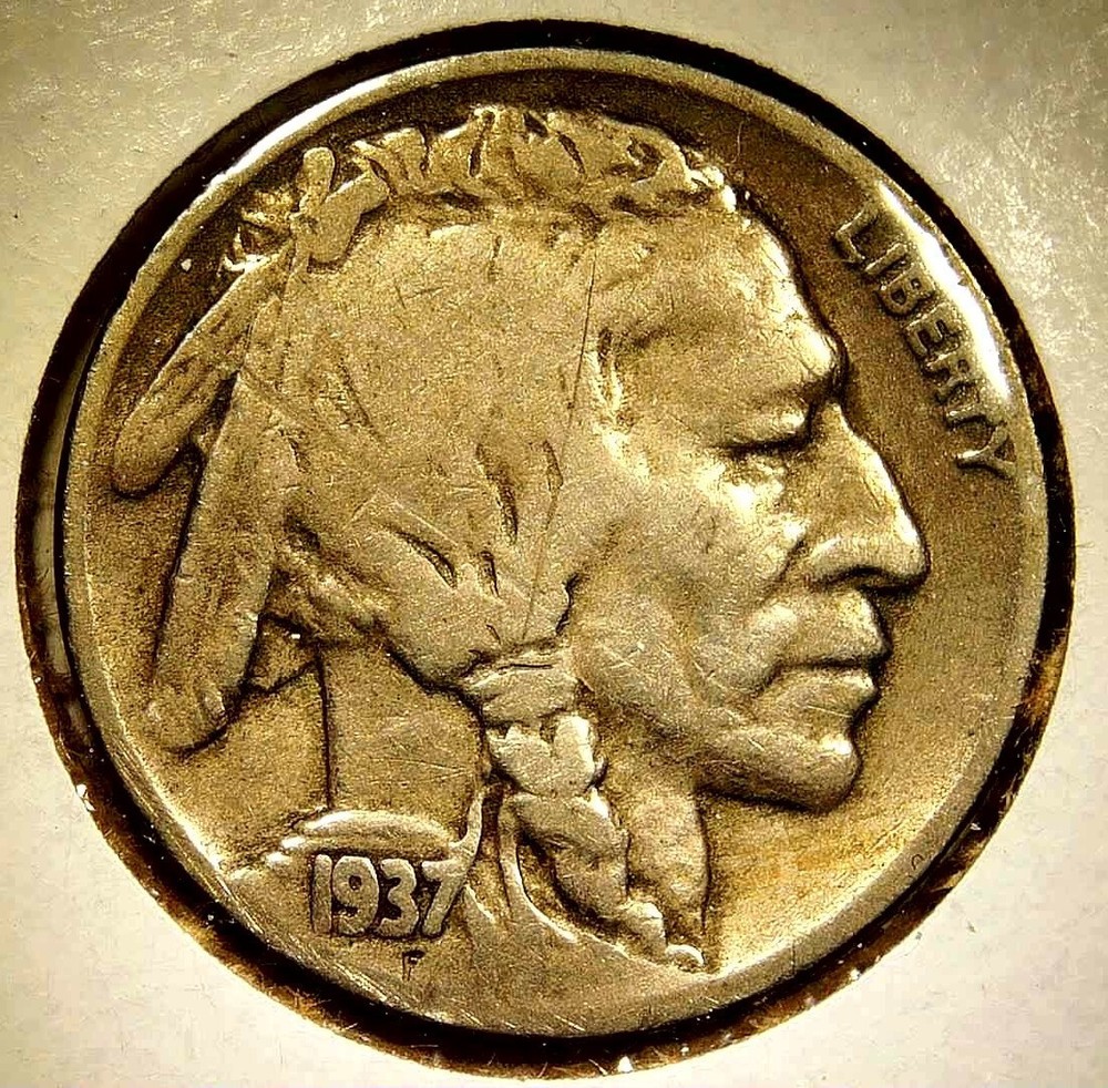 1937-D Buffalo Nickel 5 Cent